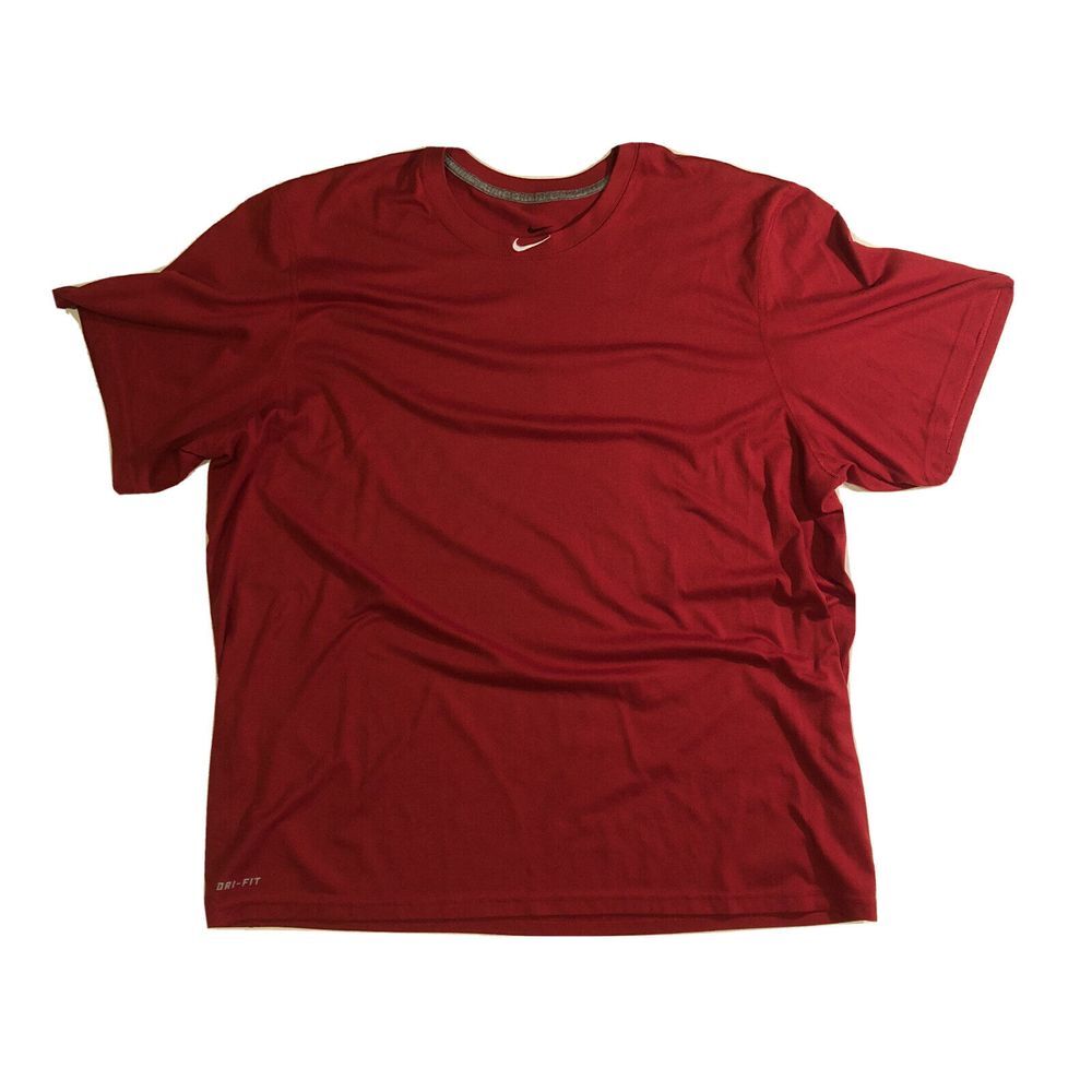 Nike Center Swoosh Dri-Fit‎ T-Shirt Red Travis Scott Cactus Jack Size XL